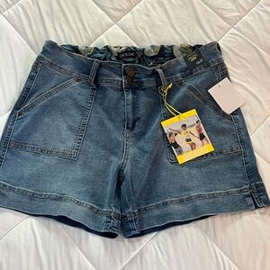 one 5 one Classic Blue Jean Shorts